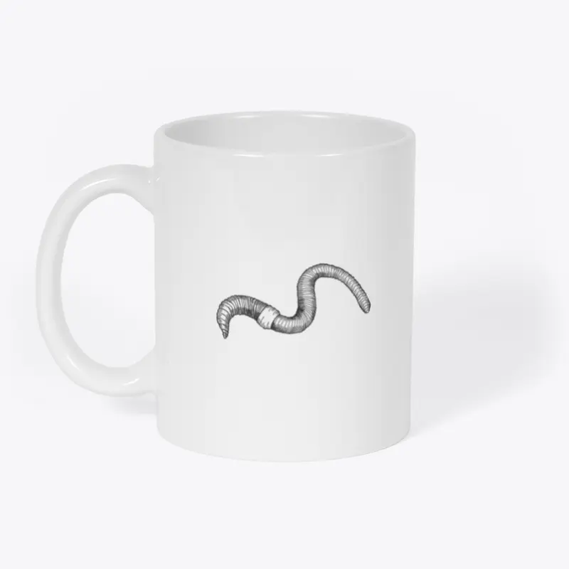 Earth Worm and Soil Horizon Coffee Mug